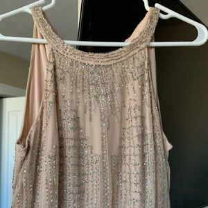 Adriana papell beaded blouson